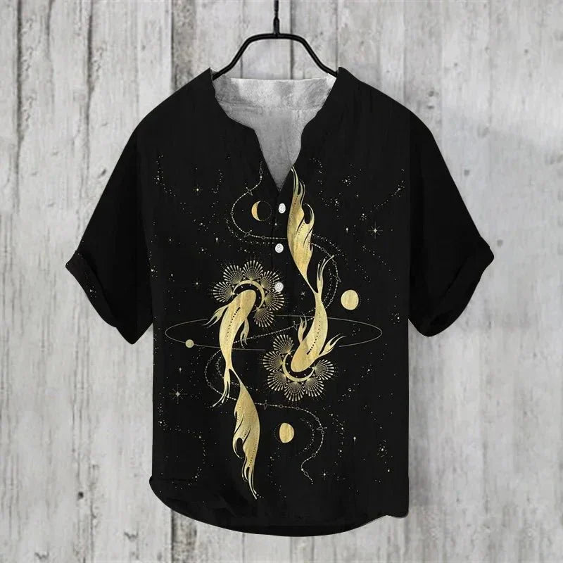 Allen™ | Artistic Linen-Silk Shirt For Men