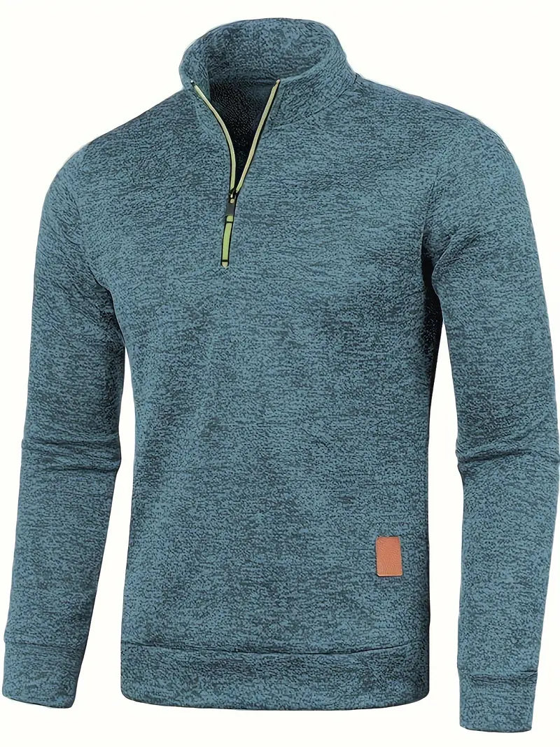 Dann | Zip-Up Pullover Sweatshirt For Men