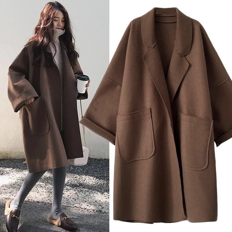 MNZRA | Oversizes Woolblend Trenchcoat Jacket