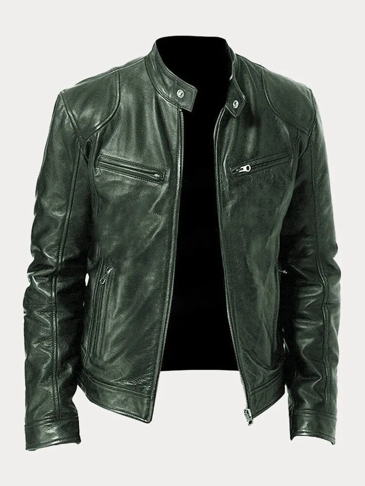 Rino™ | Stylish Biker Leather Jacket For Men