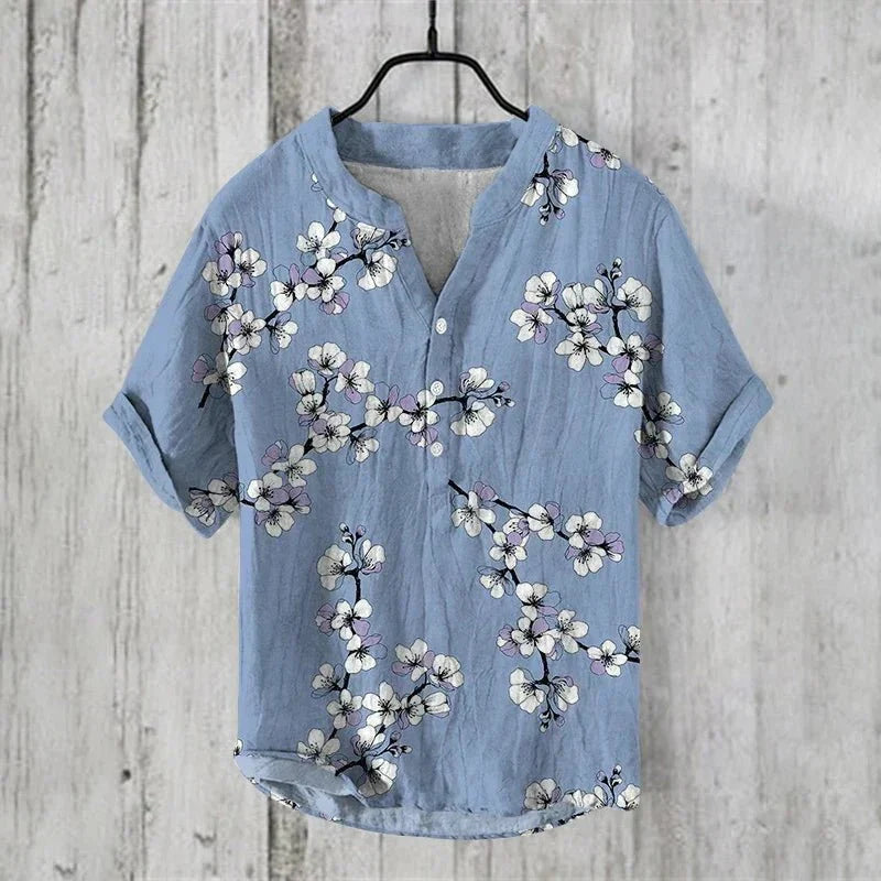 Allen™ | Artistic Linen-Silk Shirt For Men