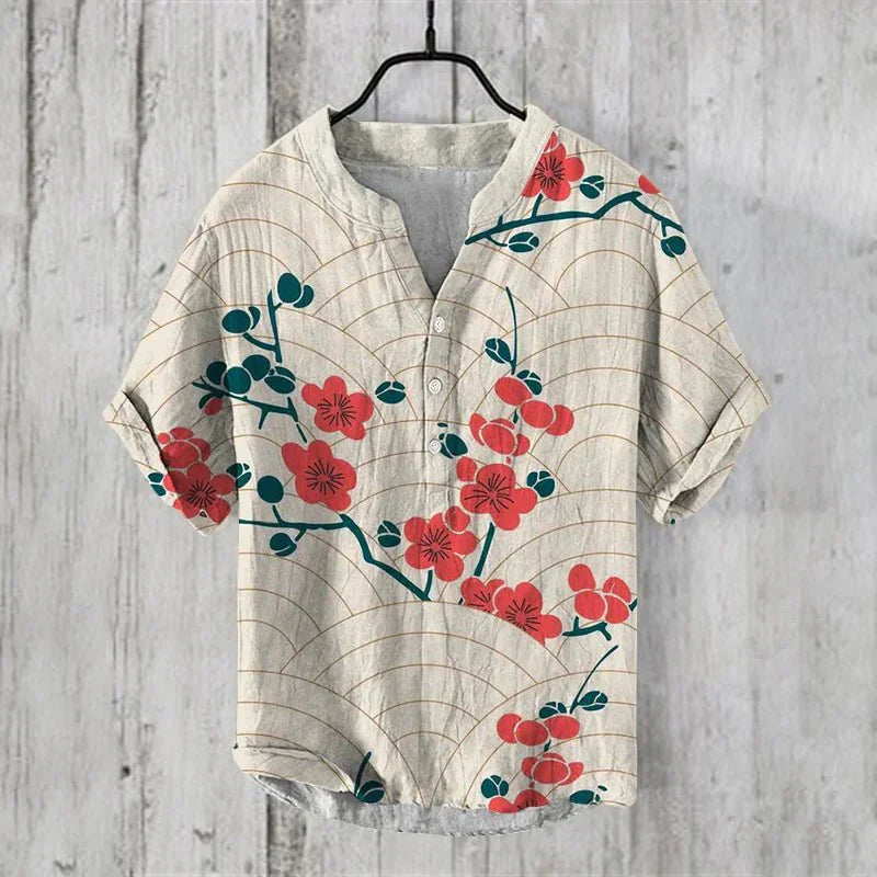 Allen™ | Artistic Linen-Silk Shirt For Men