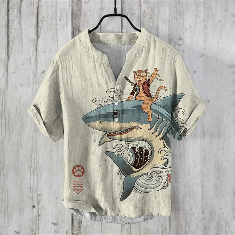 Allen™ | Artistic Linen-Silk Shirt For Men