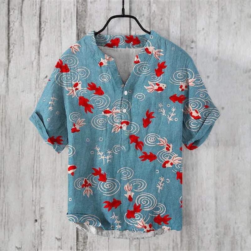 Allen™ | Artistic Linen-Silk Shirt For Men