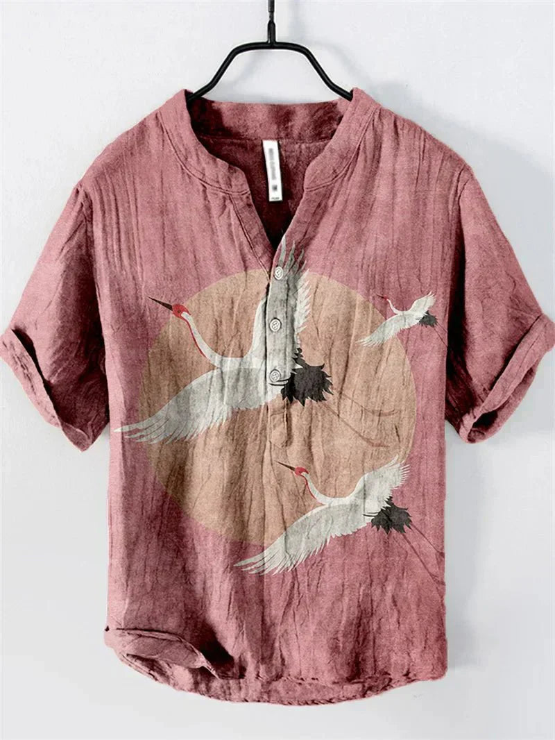 Allen™ | Artistic Linen-Silk Shirt For Men